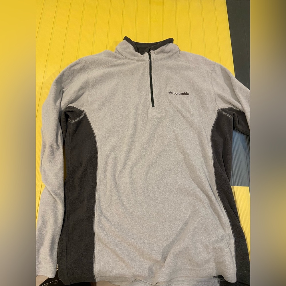 Columbia half zipper sweater